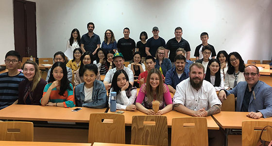 UM Law students in China